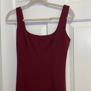 Anthropologie red wine long dress✨🍷